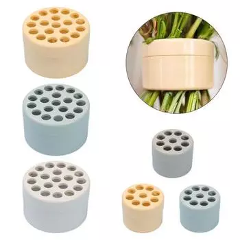 Спиральный держатель стебля икебаны Yousheng Стабильный универсальный инструмент для создания цветочных композиций Встроенный спиральный держатель цветочной композиции Держатель букета Small зелёный