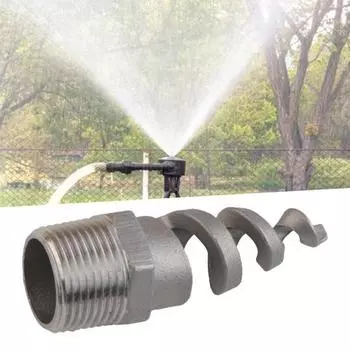 Спиральный конус Форсунка для распыления Жаропрочная защита от засорения Прочная конструкция Наружная спираль из нержавеющей стали