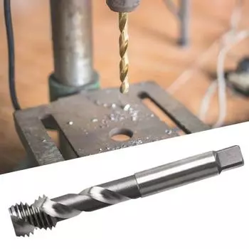 Спиральный метчик M2/M3/M4/M5/M6/M8/M10/M12, острый, плавный, высокопрочный, многофункциональный, нарезной бит для обработки алюминия M4