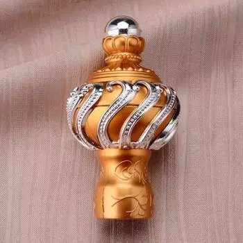 Спиральный пластиковый чехол для карниза Защитный чехол для карниза Торцевая заглушка для карнизной шины золотой