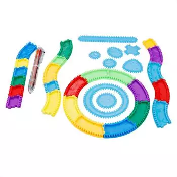 Спиральный рисунок RulerToys Интеллектуальный подарок Художественная дизайнерская доска для детей Дети