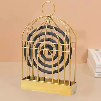 Спираль от комаров Гладкие линии Высокотемпературное кованое железо Nordic Home Accessories Спираль от комаров Подвесной лоток