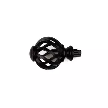 Spiral Window Head Rods Birdcage Spiral Ball Drape Accessories Fashion Curtain Rod Finials Bedroom