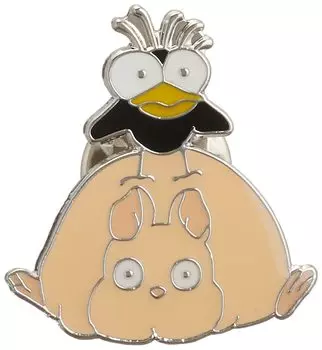 Значок «Унесенные призраками» Хэдори и мышь S-08 бежевый