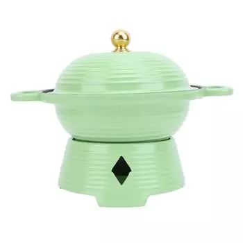 Спиртовая плита Hot Pot Универсальная алюминиевая спиртовая плита с горшком Жидкая походная плита L