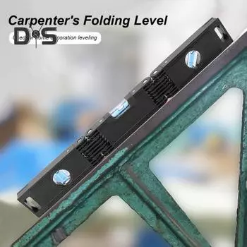 Спиртовой уровень, высокая точность, магнитное поглощение, горизонтальный пузырьковый складной уровень, деревообрабатывающий инструмент, столярные принадлежности 17inch красный