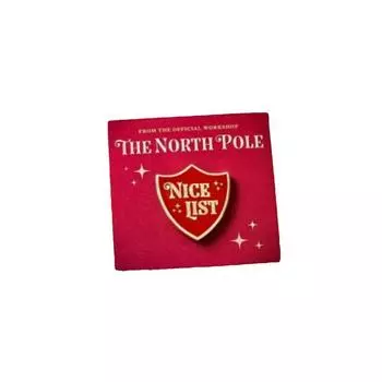 Список персон Эмаль Значок Рождественское украшение Значок Брошь Высокого Качества One Size