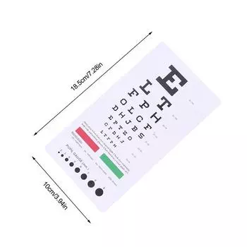 Список стандартных таблиц проверки зрения Проверка зрения Настенный визуальный осмотр Подвесной экзамен Удобный детский график проверки зрения