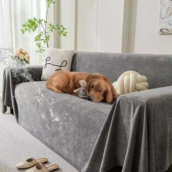 Splash Prevention and Impermeable Sofa Blanket Multipurpose Furniture Cover Sofa Cover Furniture Protector for Living Room 180x230cm