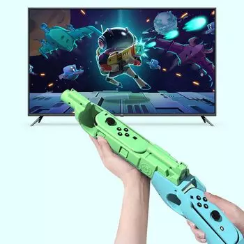 Splatoon 3 Эксклюзивный игровой пистолет OLED Handle Splatoon 3 Shooting Game Gun Погружение в игровой процесс, разработанный для игр-стрелялок Switch Handle Party Shooting