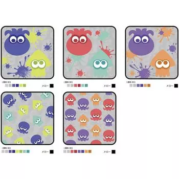 Splatoon 3 Мини-полотенце 5 шт. Цветной [Мини-полотенца] Набор/Икатако