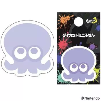 Splatoon 3 mini sticky notes Octopus die-cut (2)