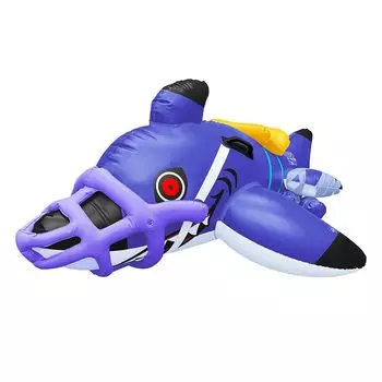 Splatoon 3 shark ride float floating ring pool water play boat синий