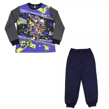 Splatoon Светящаяся картонная трикотажная пижама 571 [Bandai] древесный уголь