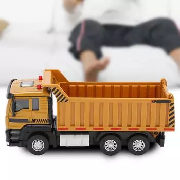 Сплав 1:50 Инженерный самосвал Игрушка Модель Гибкий Строительный транспорт Игрушки для детей и Украшение для дома