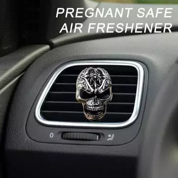Сплав Череп Автомобильный Освежитель Воздуха Крепление Вентиляционного Аромата Длительное Удаление Запаха