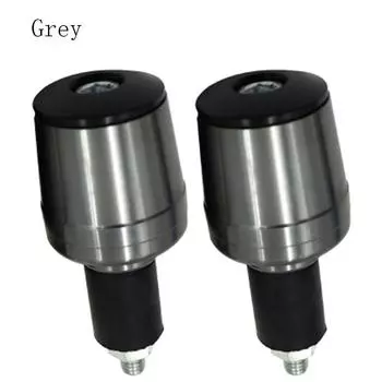 Сплав Для Honda Yamaha Suzuki Мотоцикл Руль Антивибрационная Крышка Заглушка Конец Ручки Руля Конец серый