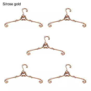 Сплав Для Куклы Ob11 Мебель для Кукольного Домика Декор Спальни Аксессуары для Одежды Кукол Вешалки 4/6,5 см S