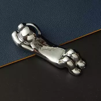 Сплав для палочек для еды, держатель для палочек с защитой от отпечатков пальцев, держатель для столовых приборов в форме животного для отелей, ресторанов серебряный