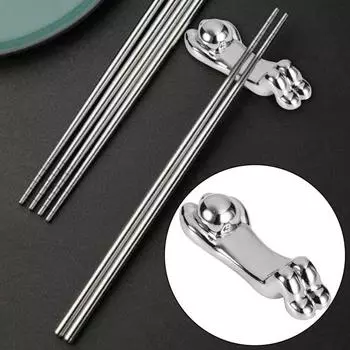 Сплав для палочек для еды, держатель для палочек с защитой от отпечатков пальцев, держатель для столовых приборов в форме животного для отелей, ресторанов