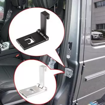 Сплав двери автомобиля ступенька педаль багажник на крышу помощь верхняя вспомогательная лестница дверь для Mercedes Benz G Class W463 W464 серебряный