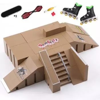 Сплав Finger Скейтбординг Платформа Место Комбинация Сценический Реквизит Обувь для Катания На Роликах