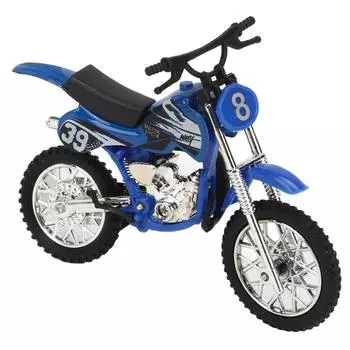 Сплав игрушечный мотоцикл орнамент реалистичный литой игрушечный мотоцикл для детей рождественский синий синий