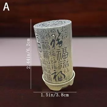 Сплав курильница держатель благовоний квадратный цилиндр вертикальная курильница для ароматерапии в помещении украшение для дома китайские курильницы для благовоний