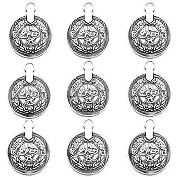 Сплав Монета Аксессуары Монеты Винтаж Голова Красоты Ожерелье Браслет Поясная Цепочка Ювелирные Изделия Аксессуары для DIY