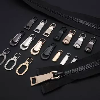 Сплав Нет. 3 Нет. Куртка из 5 частей, куртка, металлическая выдвижная головка, чемодан, рюкзак, обувь, универсальная головка на молнии