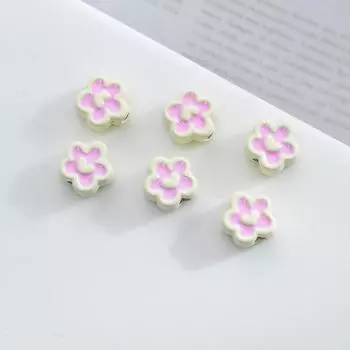 Сплав Окрашенные спреем Пончики Милая Подвеска Сделай сам Ручная работа Эмаль Капля масла Ожерелье Браслет Подвеска с бусинами Аксессуары Five.