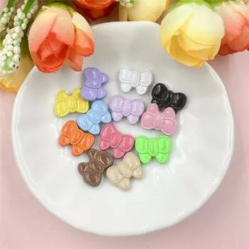 Сплав с прямым отверстием, капельное масло, ювелирный материал, сделай сам, 9,5*11,4 мм, 10 шт., аксессуары цвета макарон, чехол для телефона, ожерелье с бантом, браслет, рассеянный бисер чёрный