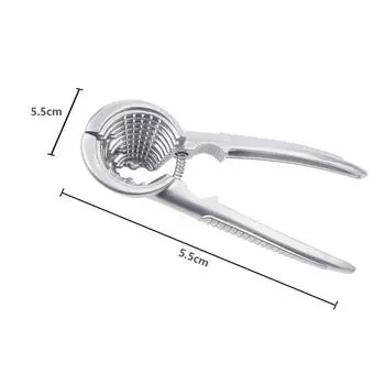 Сплав Щелкунчик для орехов Шеллер Трещина Миндаль Грецкий орех Пекан Фундук Фундук Гайка Кухонные орехи Шеллер Трещина Фундук плоскогубцы серебряный