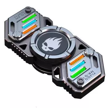 Сплав светящийся ручной спиннер игрушка металлический палец антистресс новая технология деформируемая техника для взрослых детей мальчик ЗВЕЗДНЫЙ СОЛДАТ серый