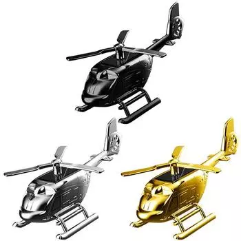 Сплав Вертолет Самолет Автомобиль Ароматерапия Освежитель Воздуха Украшения Солнечные Автомобильные Духи Аромат Автомобиль Самолет Орнамент Стайлинг чёрный