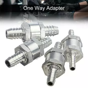 Сплав воды Топливопровод Дизельный односторонний адаптер Обратный клапан автомобиля Невозвратный топливный клапан 6/8/10/12 мм