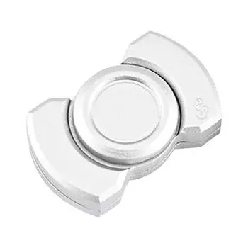 Сплавной гироскоп для пальцев, щелчок, скольжение и режим, супер тихий, высокая скорость, 3 минуты время вращения, компактная игрушка-антистресс для взрослых One Size бежевый