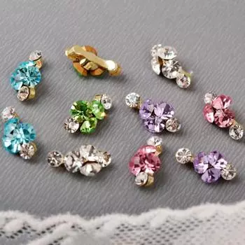 Сплавные украшения для ногтей, камни, без запаха, стильные, роскошные, своими руками, украшения для ногтей, стразы синий