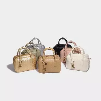 Сплетенная вручную ручная сумка 2024 года, новая, Бостонская, легкая, роскошная, нишевая, интернет-знаменитость, модная, женская сумка-мессенджер для поездок на работу чёрный