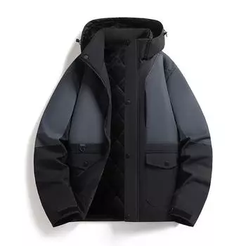 Куртка Splicing Jacket Мужская осенне-зимняя штурмовая куртка с флисовой курткой для активного отдыха Ветрозащитная, водонепроницаемая и теплая мужская куртка XXXXXL