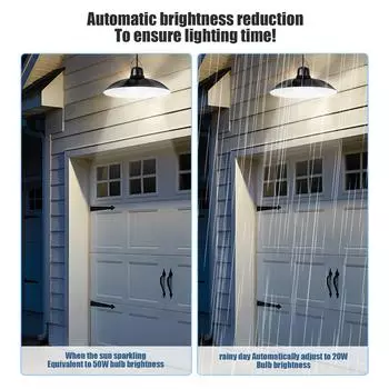 Сплит-солнечный подвесной светильник с двумя головками, уличный потолочный светильник, пульт дистанционного управления, таймер, садовый светодиодный светильник IP65, водонепроницаемый прожектор