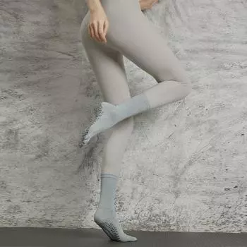 Split Toe Yoga Socks Toe Socks Professional Pilates Socks Middle Tube Non-Slip Women s Summer Indoor Sports Special Socks Light blue
