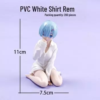 Сплошная белая футболка из ПВХ Rem для украшения торта shirt Rem белый