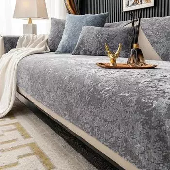 Сплошная цветная роскошная стильная диванная подушка, новая всесезонная универсальная спинка, полотенце, современный скандинавский чехол для дивана, тканевая подушка 70x70cm