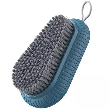 Сплошная цветная щетка для чистки ногтей, инструменты для удаления пыли, маникюра и педикюра, маникюр для ухода за ногтями, аксессуары для ногтей 1pc серый