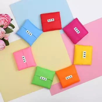 Сплошная цветная складная сумка для покупок, эко-многоразовая сумка-тоут из ткани Оксфорд, повседневная сумка для покупок большой вместимости, сумка для домашнего хранения, принадлежности