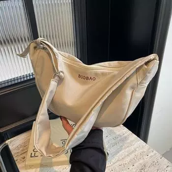 Сплошная цветная сумка для пельменей с буквенным принтом, женская сумка через плечо с широким ремнем, дорожная сумка через плечо зелёный