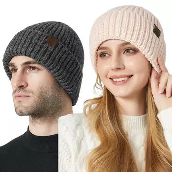 Сплошная цветная толстая вязаная шапка мужская зимняя уличная холодостойкая защита ушей теплая шерстяная шапка для женщин верблюд