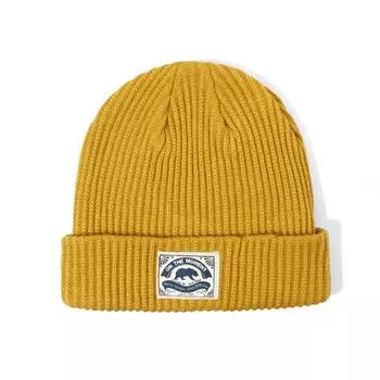 Сплошная вязаная теплая шапка для женщин и мужчин, утепленная мягкая вязаная крючком шерстяная шапка-пуловер с мультяшным медведем, повседневные шапки в стиле хип-хоп