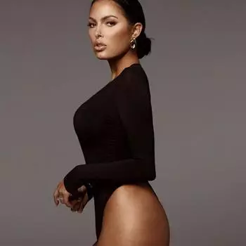 Сплошной белый сексуальный боди с круглым вырезом и длинными рукавами, женский черный осенне-зимний топ, серый повседневный женский уличный костюм, боди S чёрный